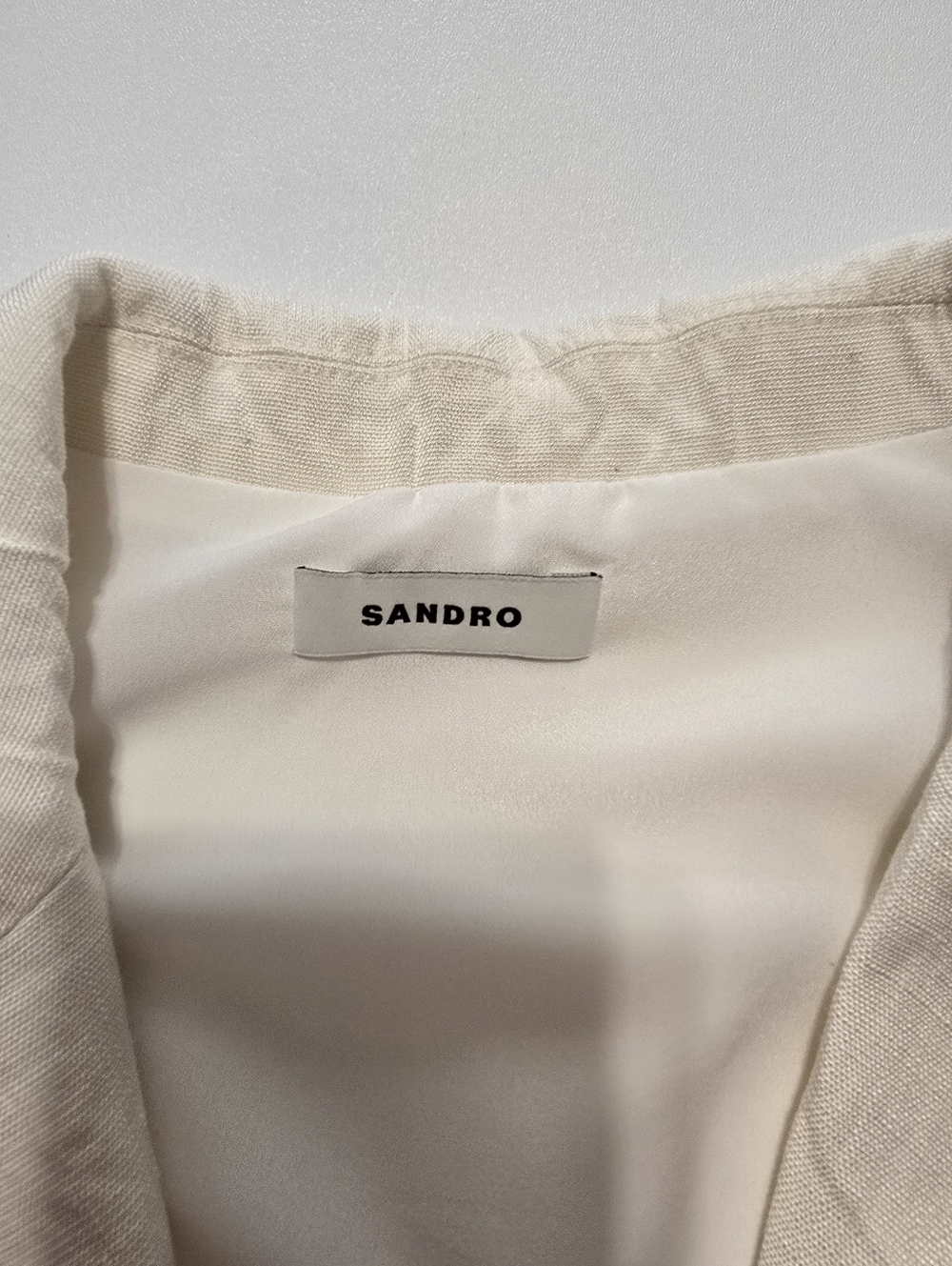 Sandro Carine Sleeveless Mini Dress V-Neck Sleeveless Size S - Picture 8 of 14